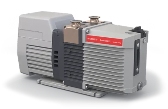 External backing pump pfeiffer DuoVane for low and medium vacuum.