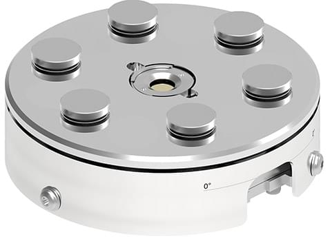 Safematic CCU-010 coater family: Planetary stage / Planetary gear table PS-006. 13 stubs.