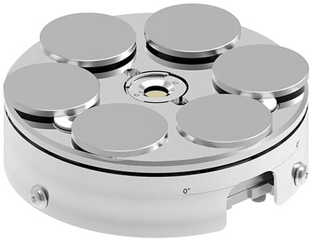 Safematic CCU-010 coater family: Planetary stage / Planetary gear table PS-006. 25 stubs.