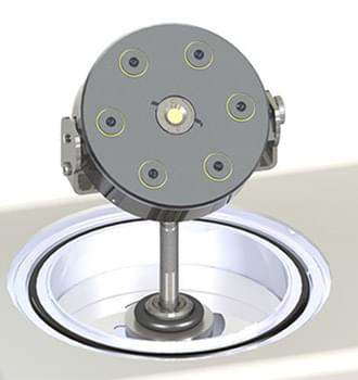 Safematic CCU-010 coater family: Planetary stage / Planetary gear table PS-006.