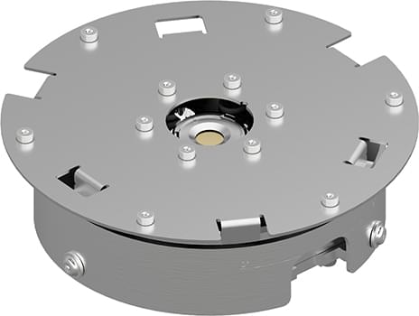 Safematic CCU-010 coater family: Planetary stage / Planetary gear table PS-006. Sensor inside.