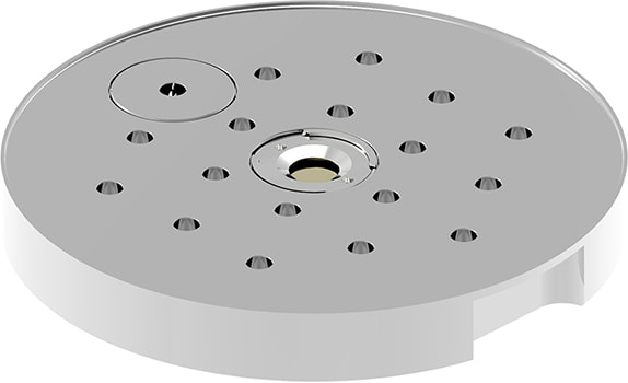 Safematic CCU-010 coater family: Standard stage a specimen stage for microscopy slides. Sensor inside.